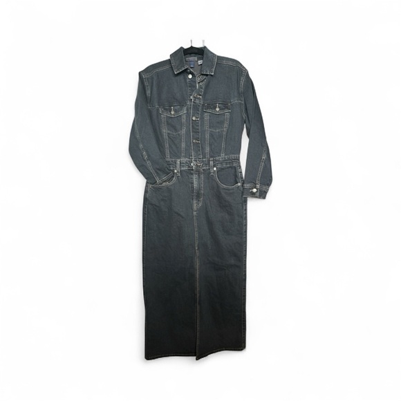 Universal Thread Dresses & Skirts - UNIVERSAL THREAD Denim Long Sleeve Size 6 Midi Dress BNWT